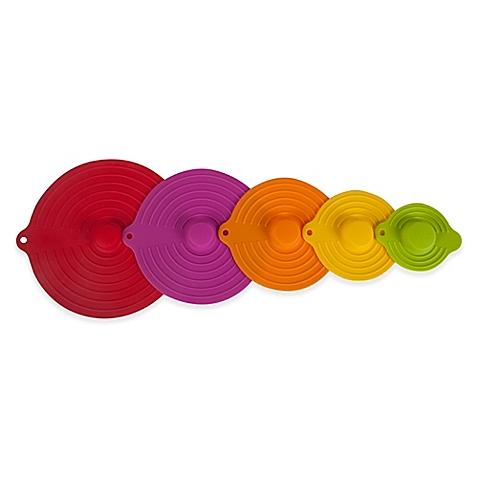 5-Piece Silicone Suction Lids