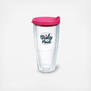 Bridesmaid Tumbler with Travel Lid