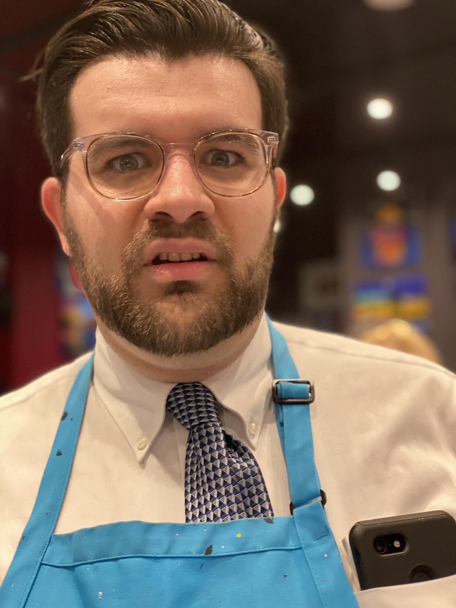 More painting and more sipping