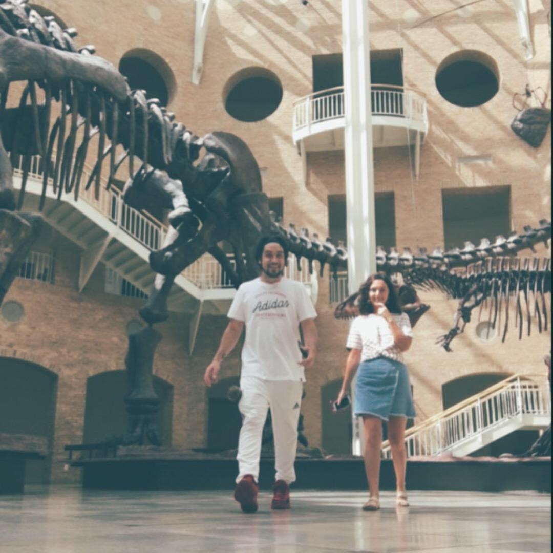 This was also on our Atlanta trip. We visited the Fernbank Natural History Museum!