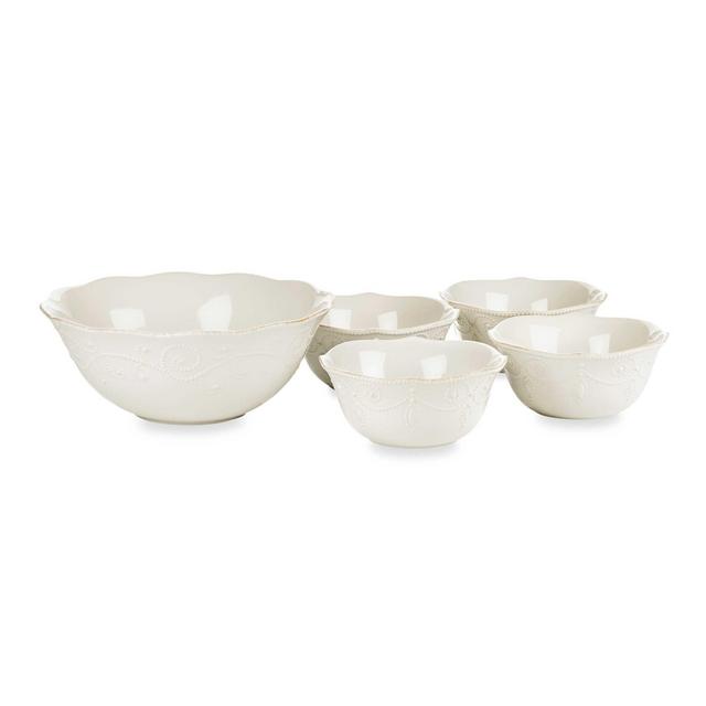 Lenox® French Perle™ 5-Piece Salad Set in White