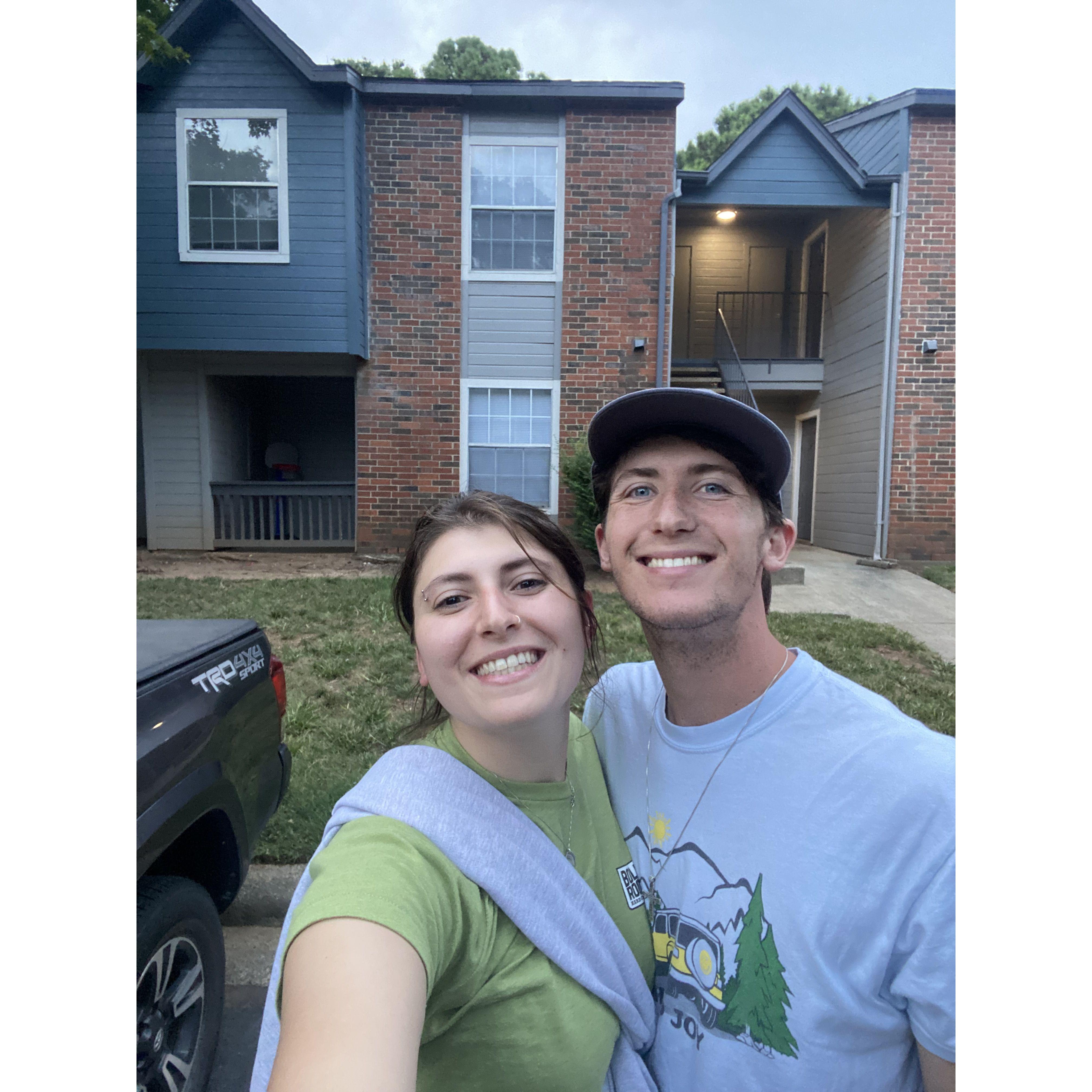 Our first apartment together