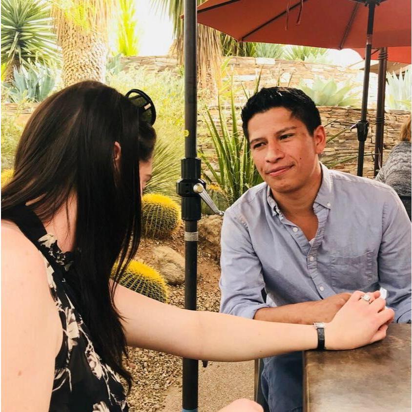 Right after he proposed.