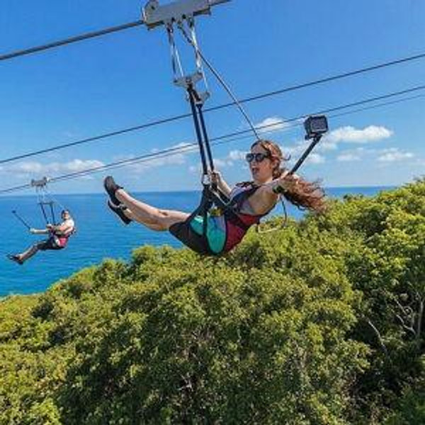 Ziplining in Jamaica