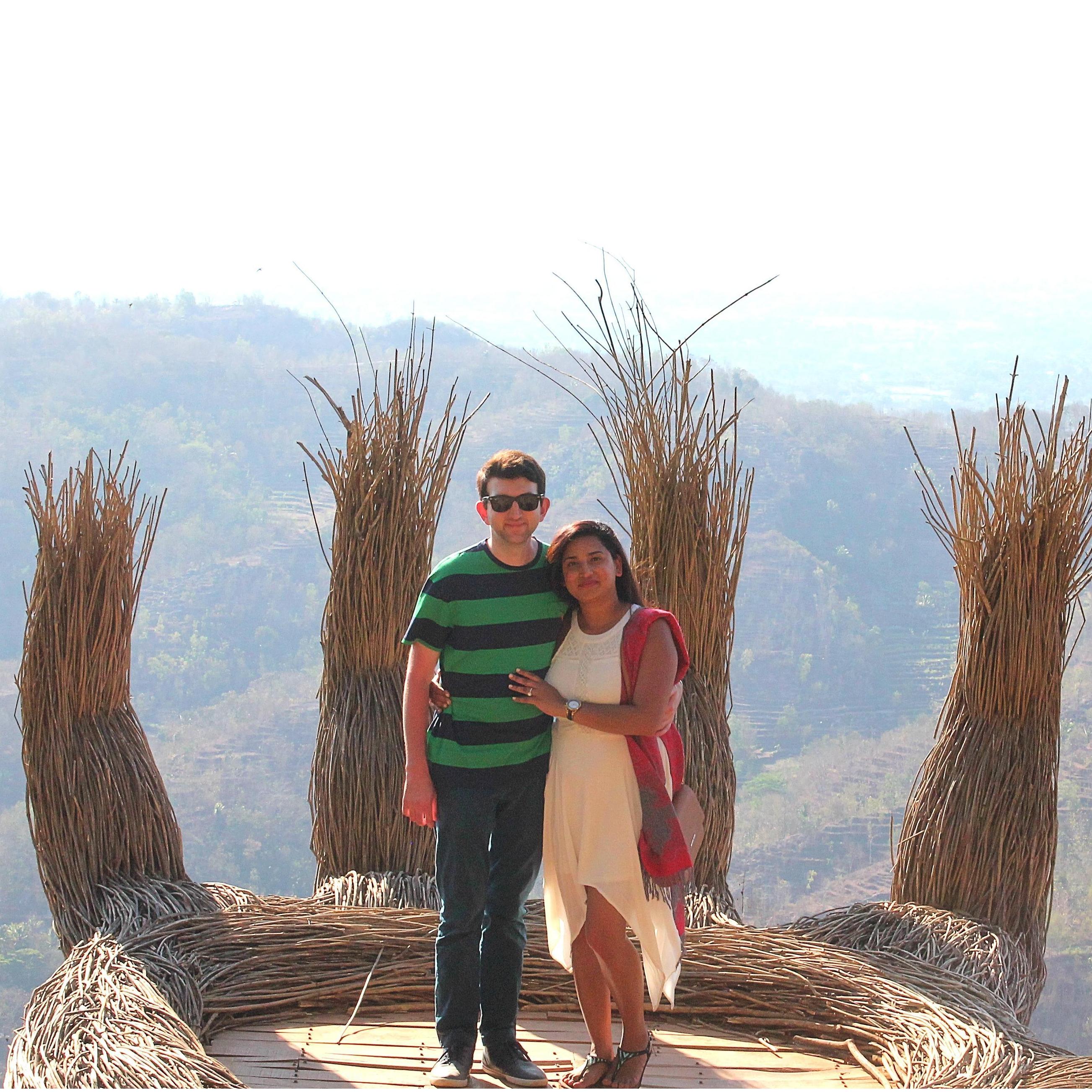 Perched above Yogyakarta, Java, Indonesia, September 2019.