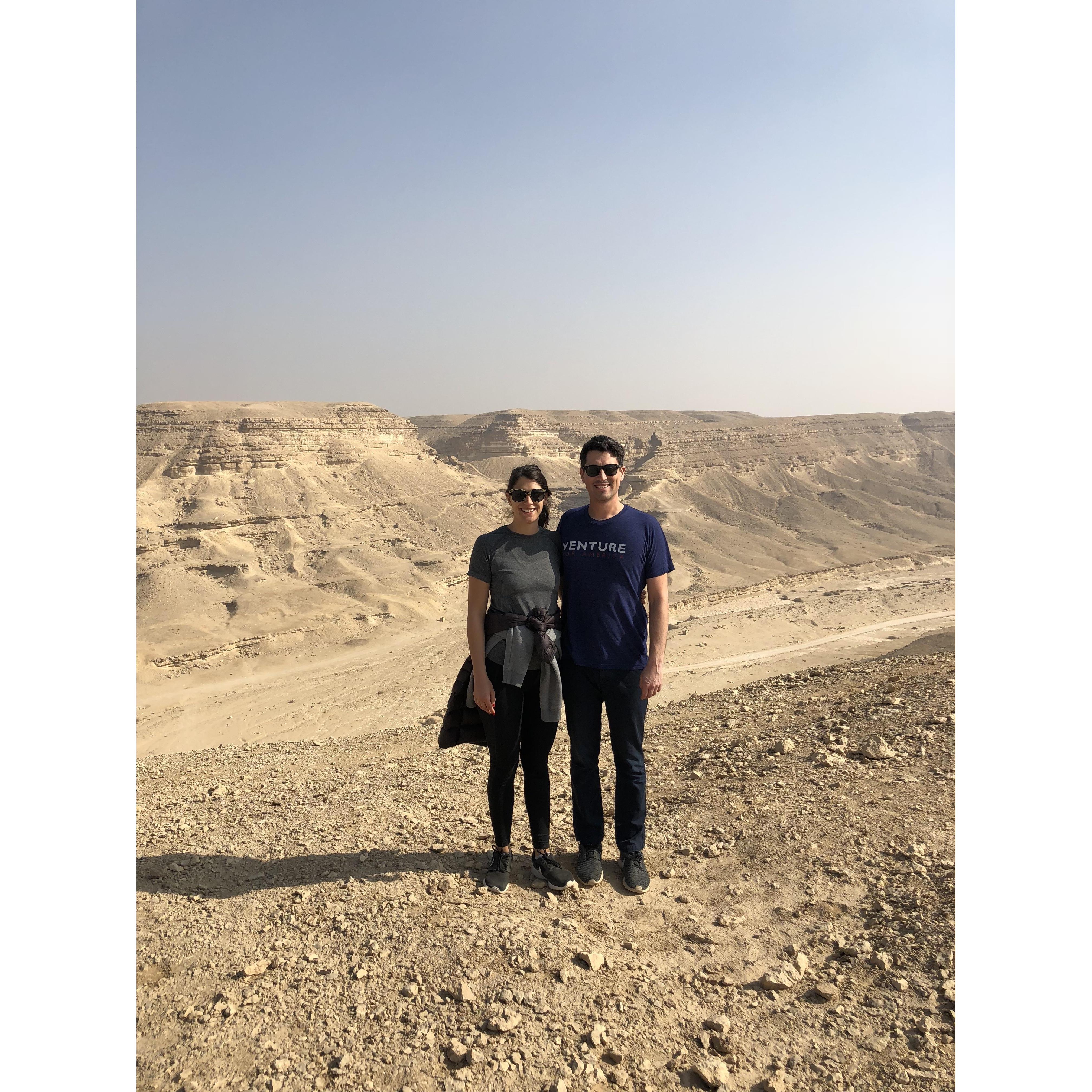 Walking in the Wadi in Egypt