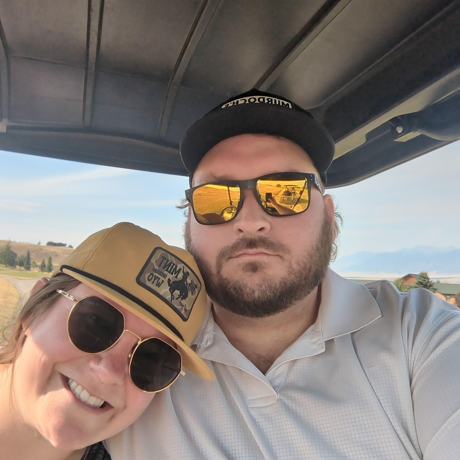 First Golf Trip!! We were both having fun...