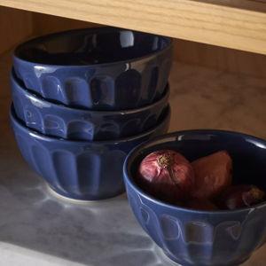 The Latte Stoneware Cereal Bowls, Set of 4: Amelie Edition