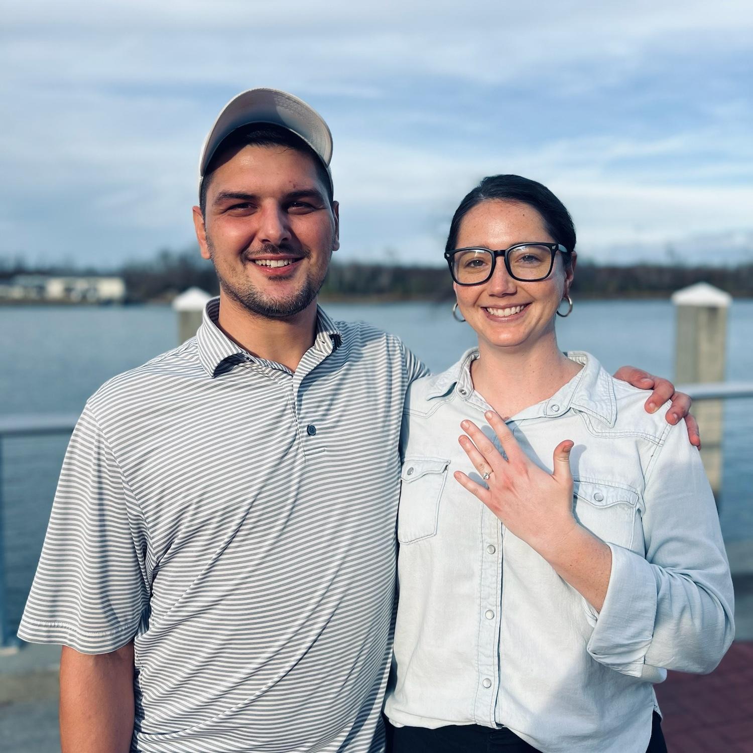 Our third day trip to Savannah turned into a proposal!