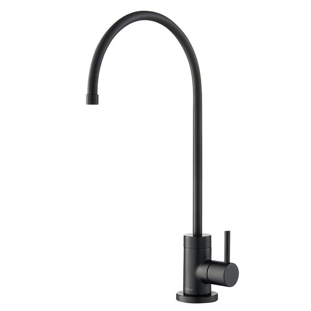 KRAUS Purita 100% Lead-Free Kitchen Water Filter Faucet in Matte Black, FF-100MB, 12 Inch