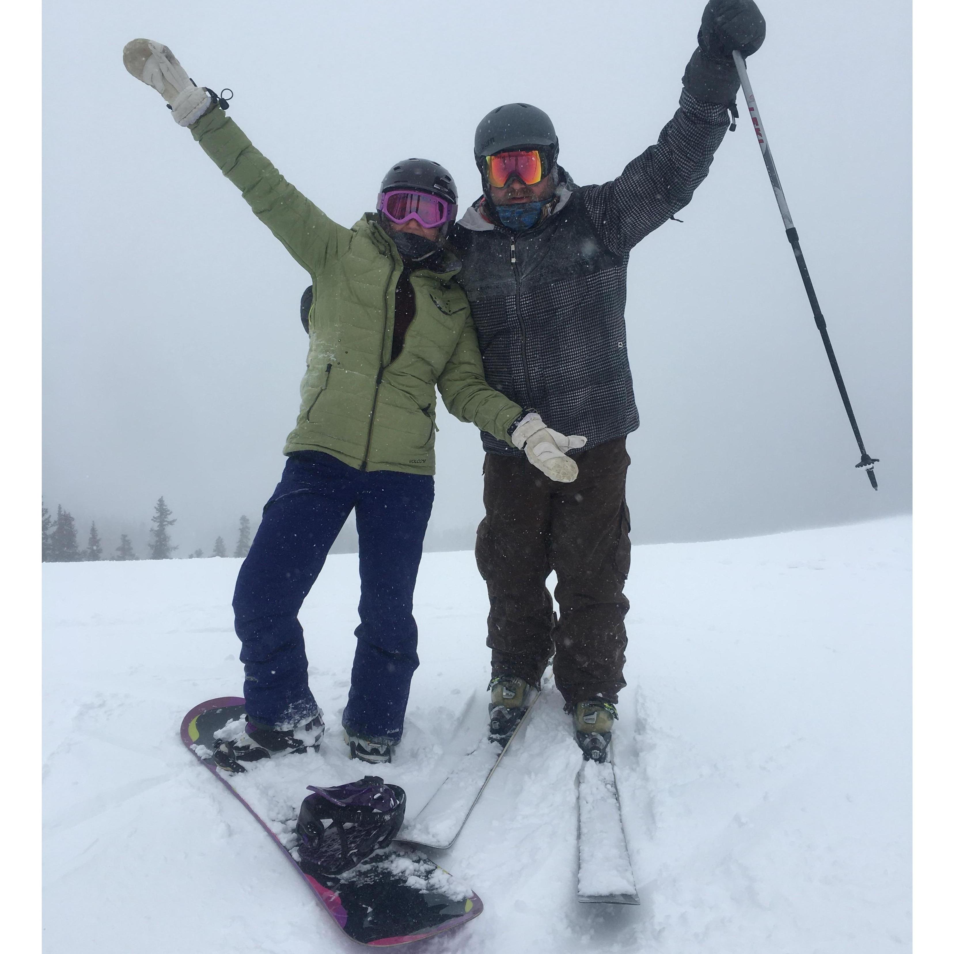 Loveland Ski Area.... we were ready for a coffee with Colorado Cream! Brrrr!!!!