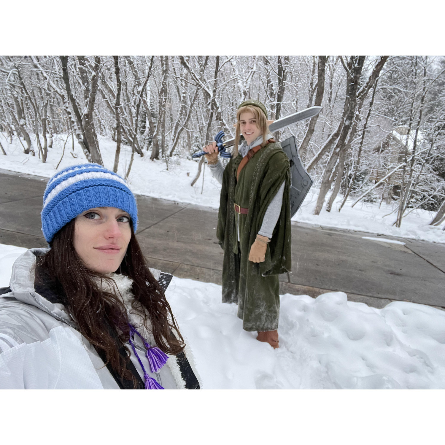 Legend of Zelda cosplay shoot in the mountains