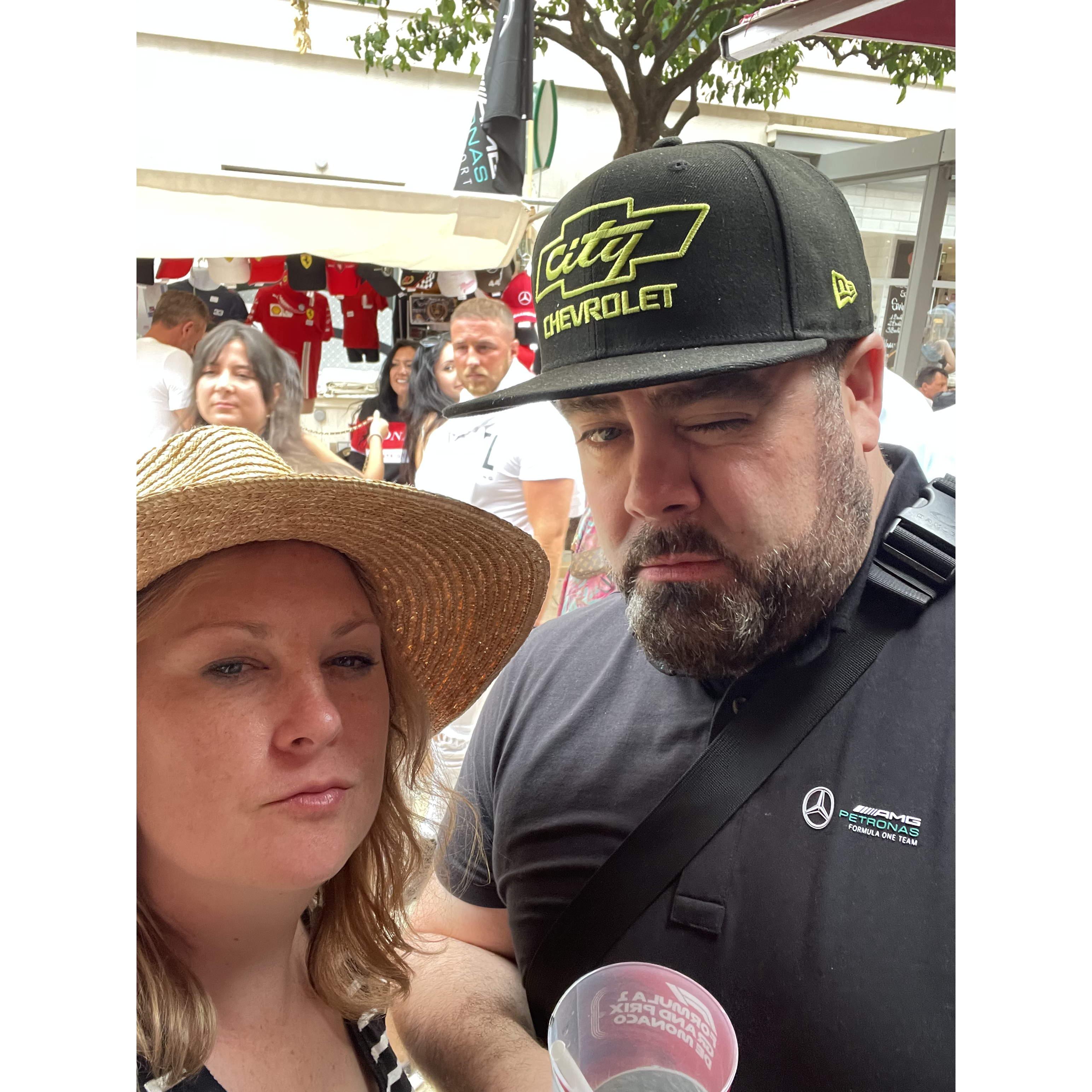Mean muggin' in Monaco, 2022.