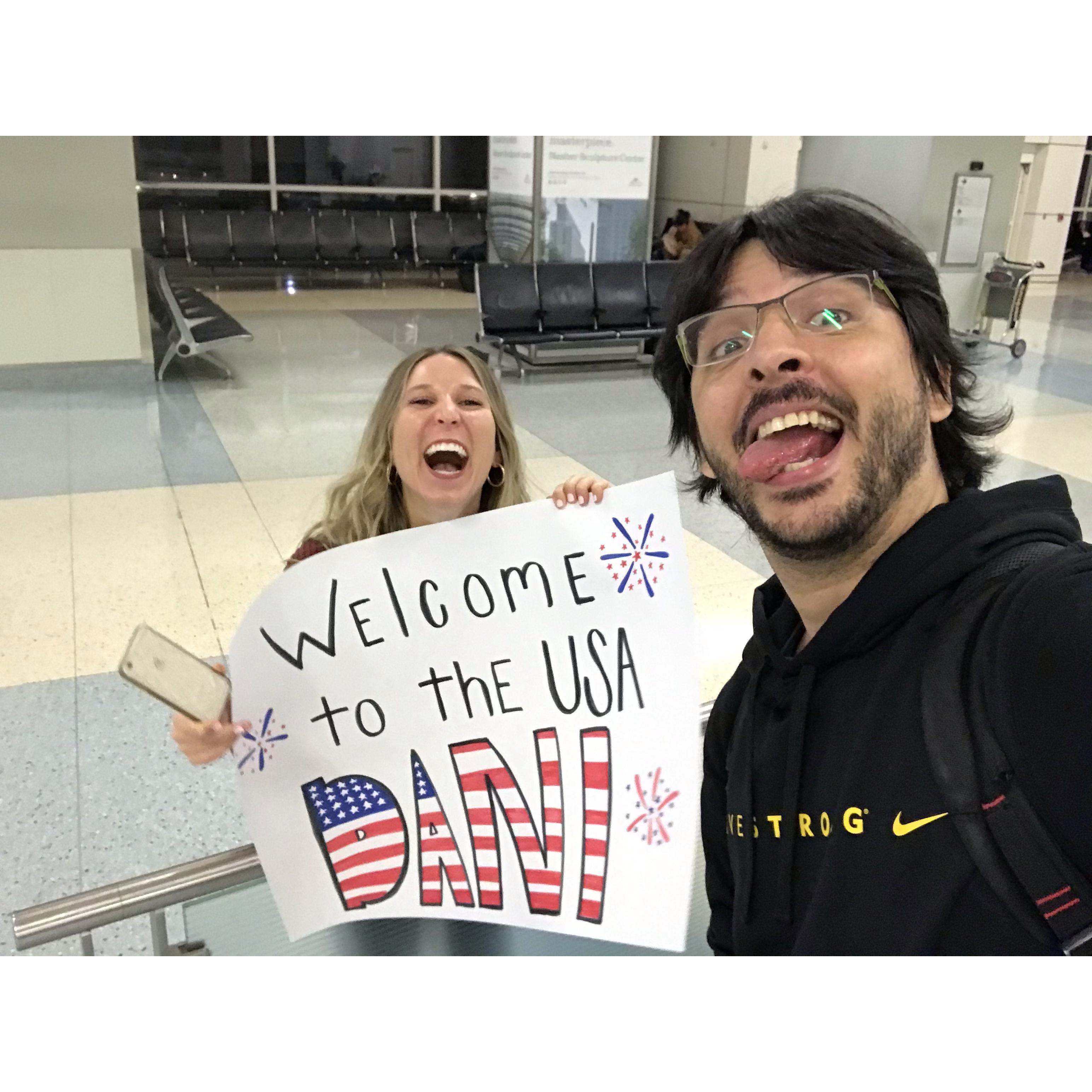 March 2020, Dani moves to the USA!