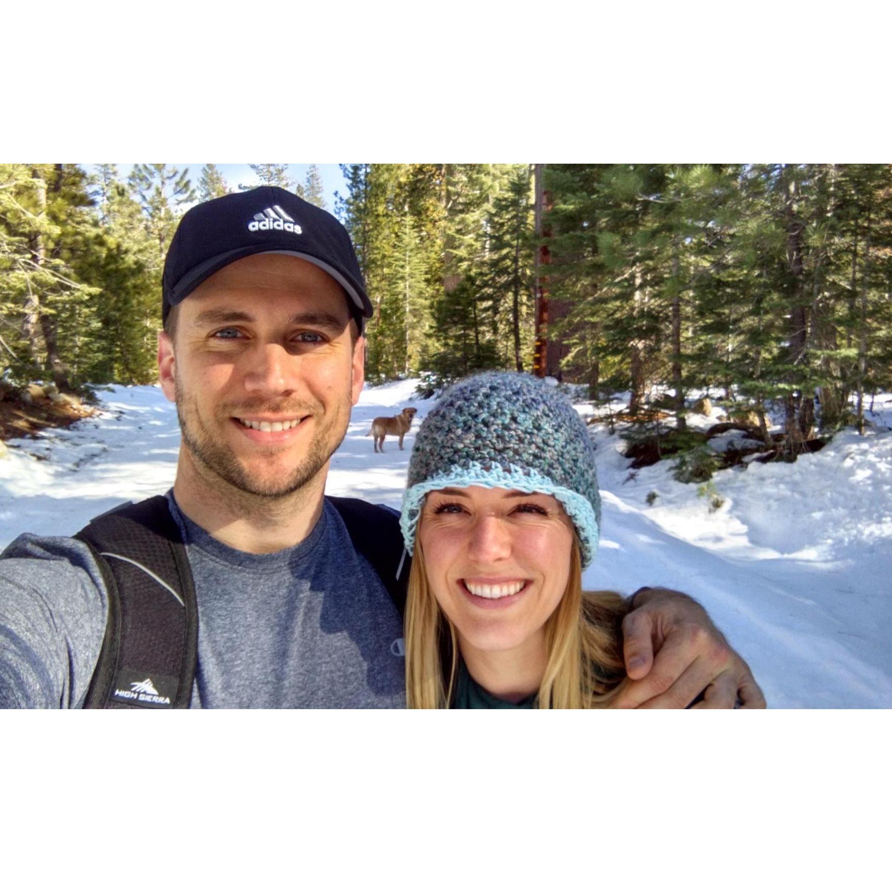 Snow date in Butte Meadows.
