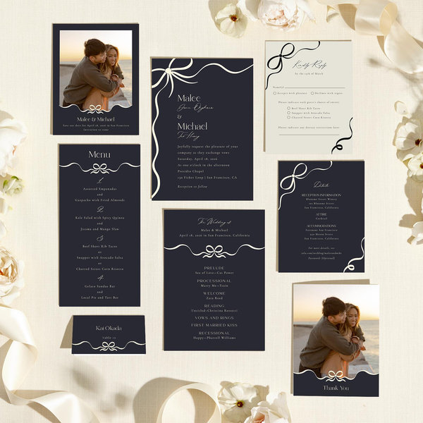 Zola Wedding Invitations - Alba Classic