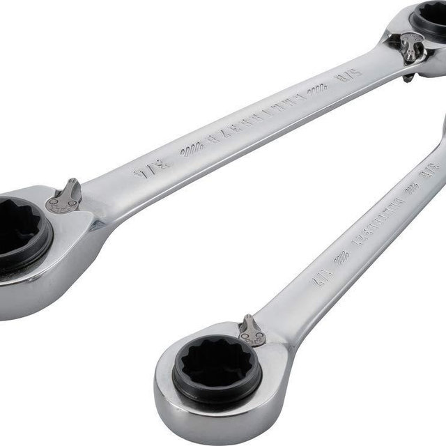 CRAFTSMAN Ratchet Wrench Set, SAE, 2Piece with Ratcheting Box End (CMMT12073)