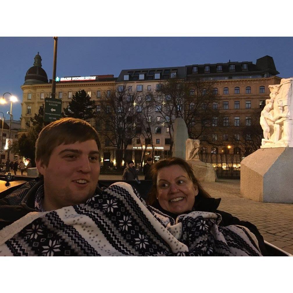Michael and his mom!