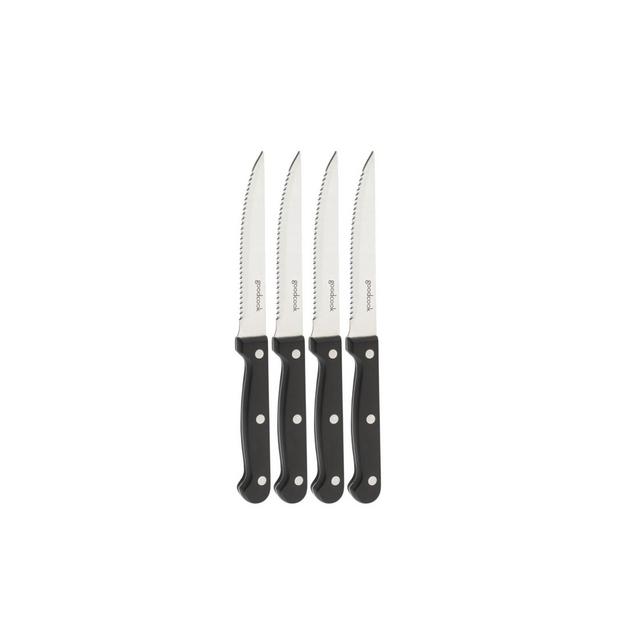 GoodCook Ready 4pc Triple Rivet Steak Knife Set