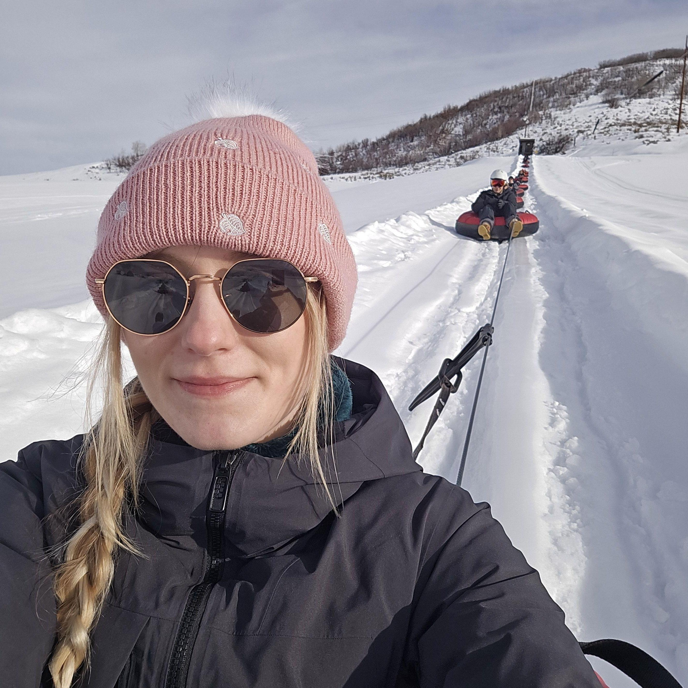 Snow tubing! (Matt's in the back)