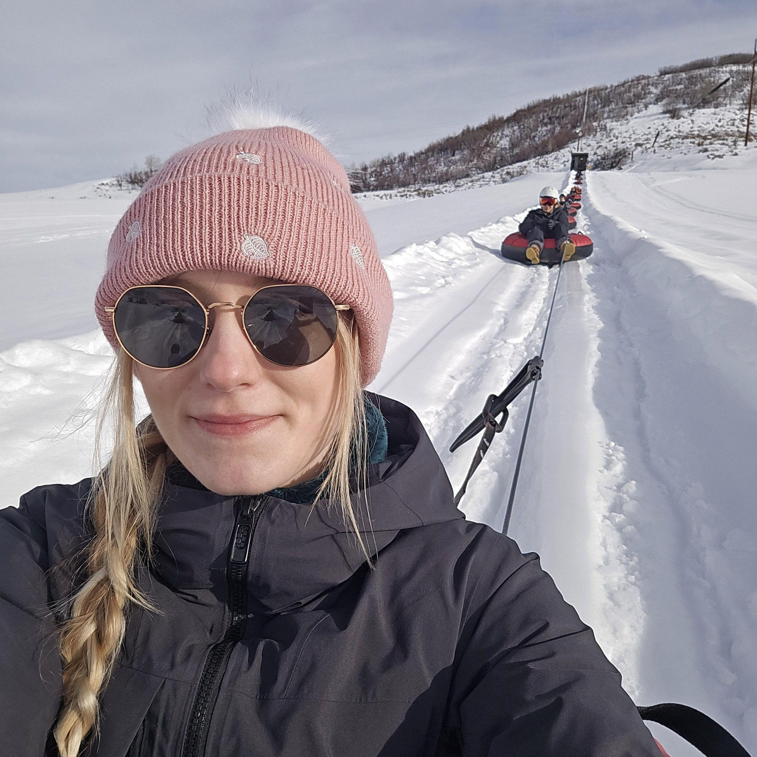 Snow tubing! (Matt's in the back)