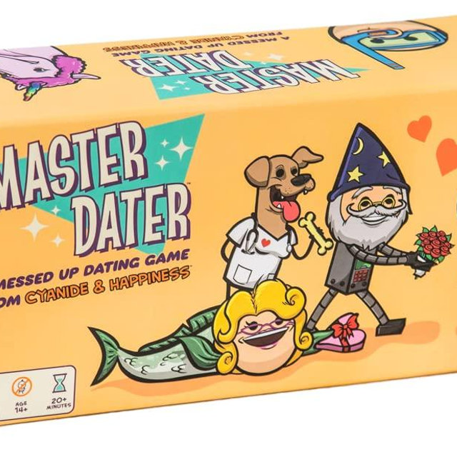 Master Dater by Cyanide & Happiness - a Mixed up Dating Party Game for 3-8 Players, Card Game for Parties