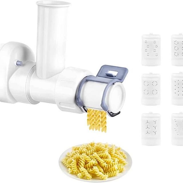 Pasta attachment for kitchenaid stand mixer with 6 Different Shapes of Pasta Outlet, Durable pasta attachment for kitchenaid mixer kitchenaid mixer accessories