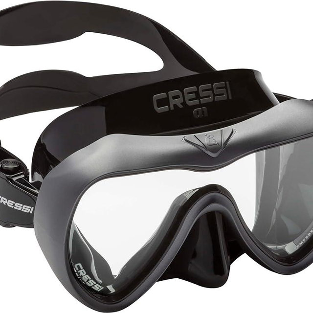 Cressi Anti-Fog Wide View Single Lens Scuba Diving and Freediving Masks A1