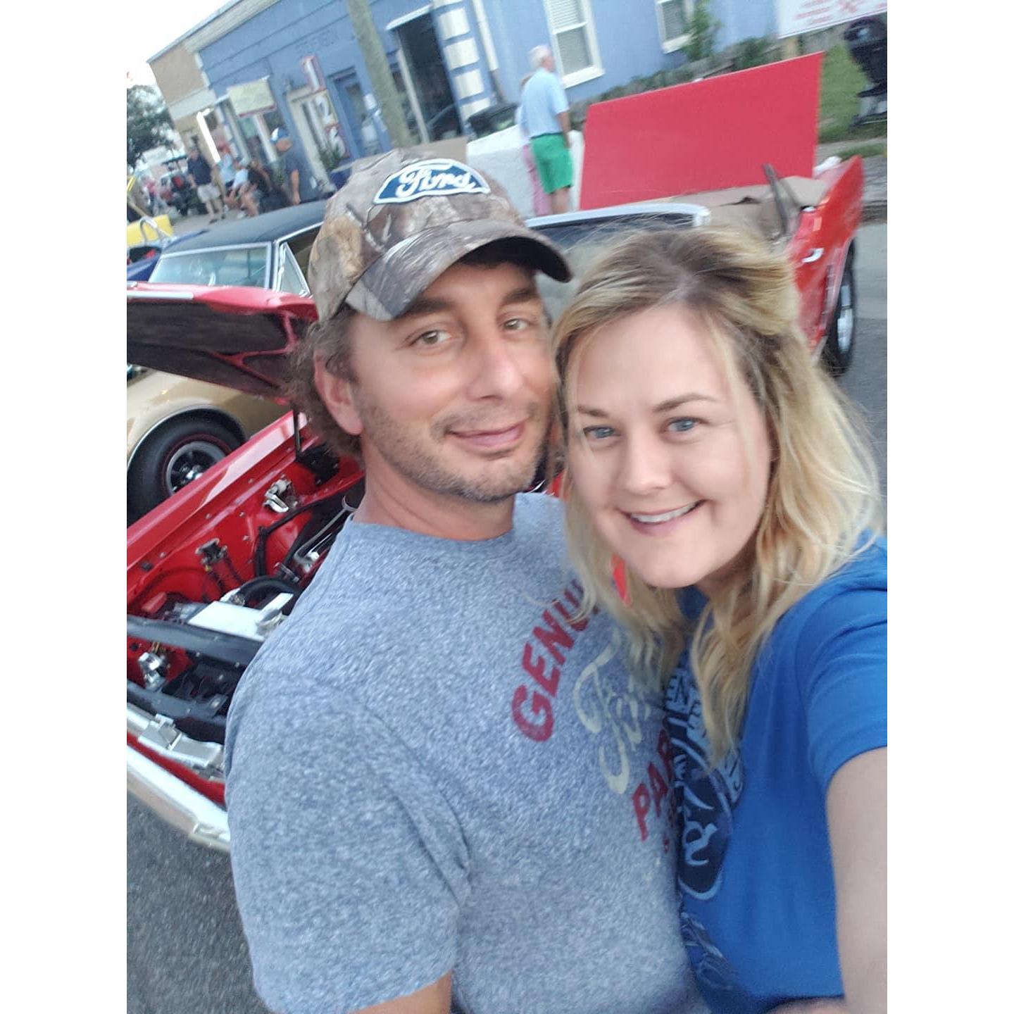 We share a love for classic cars & enjoy attending Cruisin' the Coast every Fall.