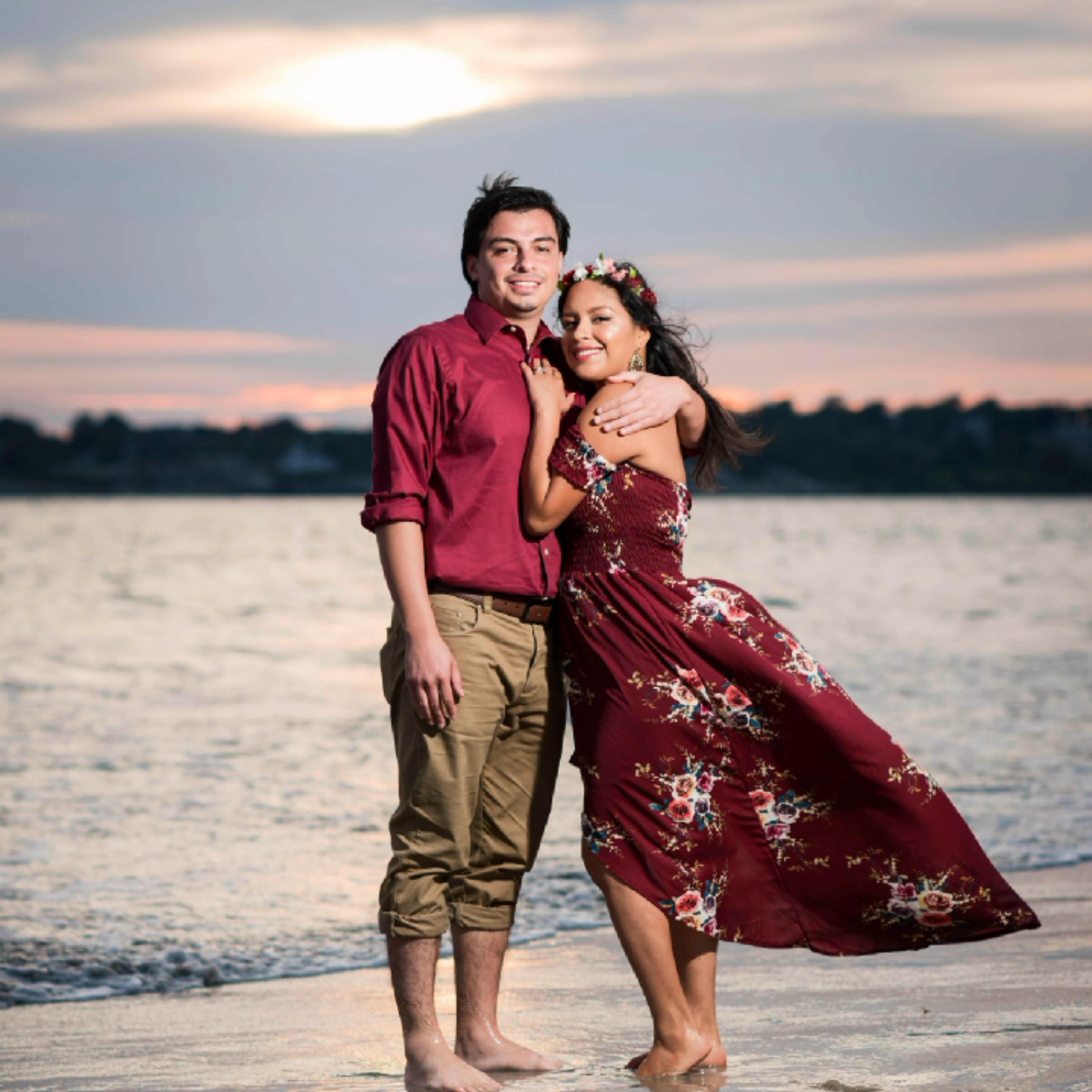 Sunset at the Beach - Engagement Session