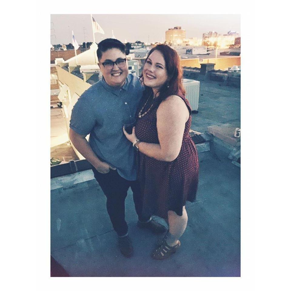 our first bi-rooftop party together :)