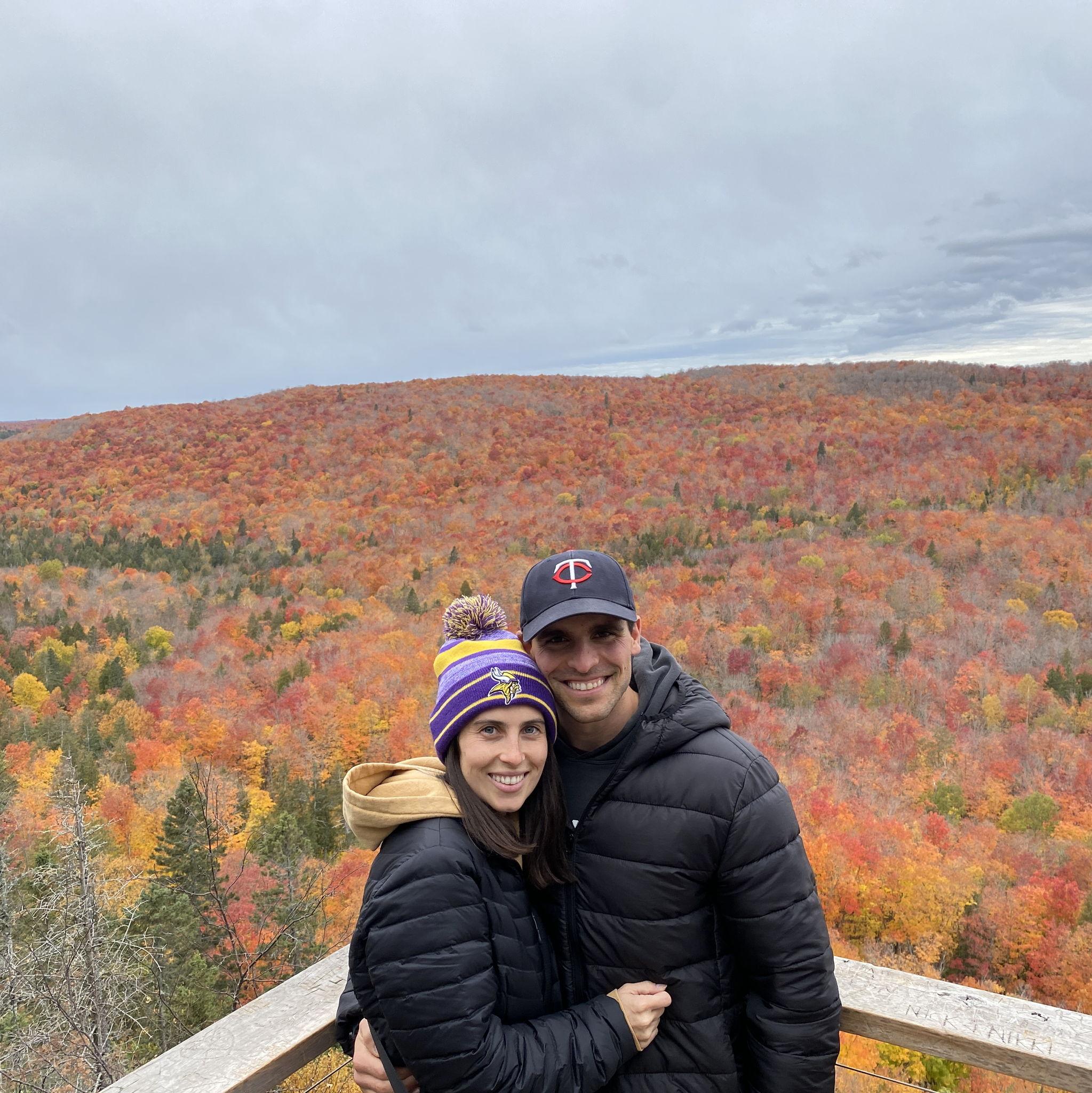Visiting Lutsen to see the fall colors, 2024.