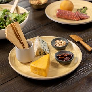 Lexa Bamboo Serving Plate, Set of 4