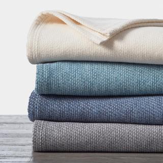 Sequoia Washable Organic Cotton & Wool Throw