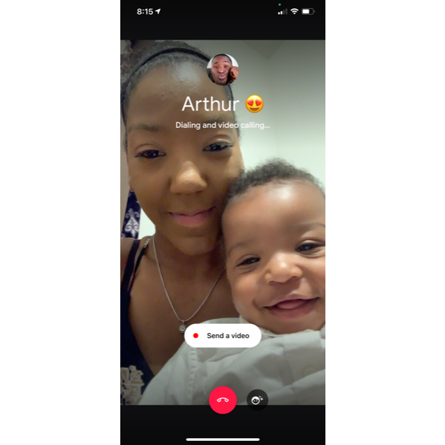 FaceTime with Dada