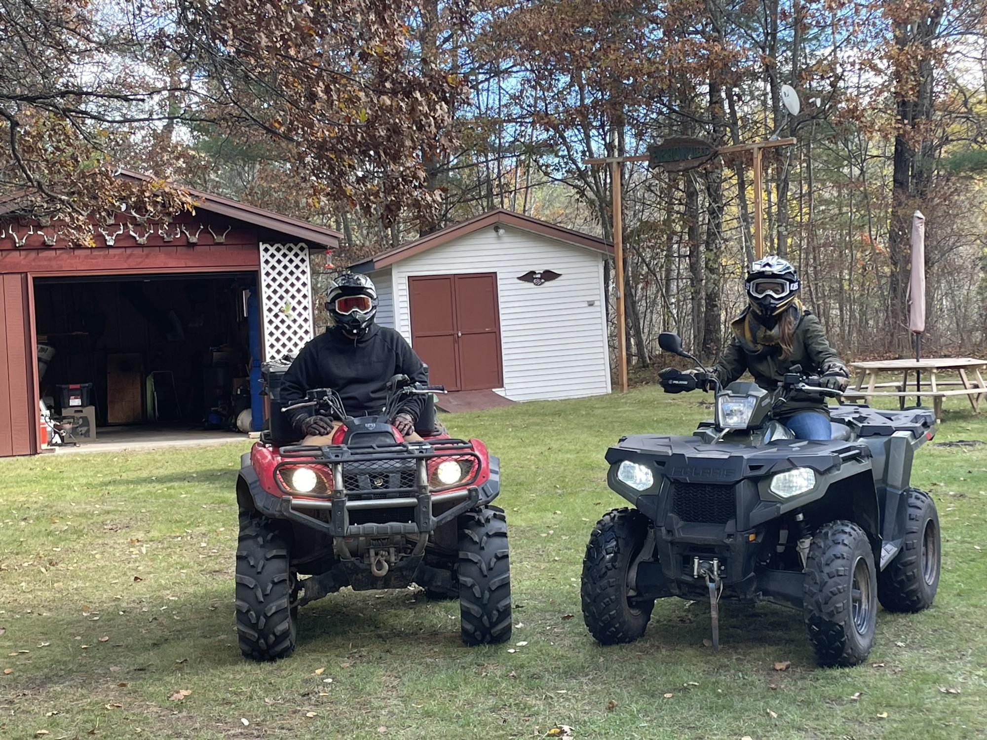 October 2021- ATVing at the Williams Cabin