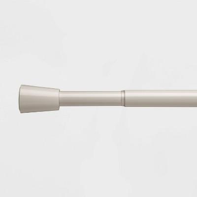 72" Rust Resistant Shower Curtain Rod Brushed Nickel - Made By Design™
