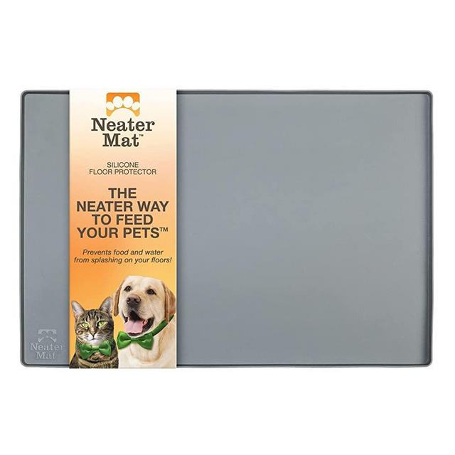 Neater Pet Brands Neater Mat - Waterproof Silicone Pet Bowls Mat - Protect Floors from Food & Water