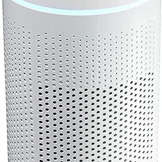 HoMedics TotalClean PetPlus 5-in-1 Tower Air Purifier, 360-Degree True HEPA Filtration for Allergens, Dust and Dander with UV-C Light and Ionizer for Home or Office, Pet Odor Reducer with Aromatherapy
