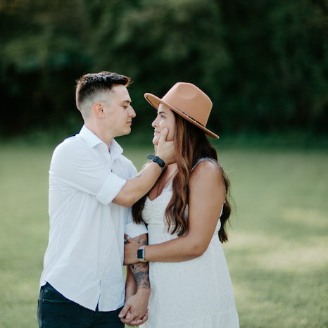 "During this exact picture, Josh was shaking and breathing really heavily. I definitely knew what was gonna happen at this point."
- Lynelle