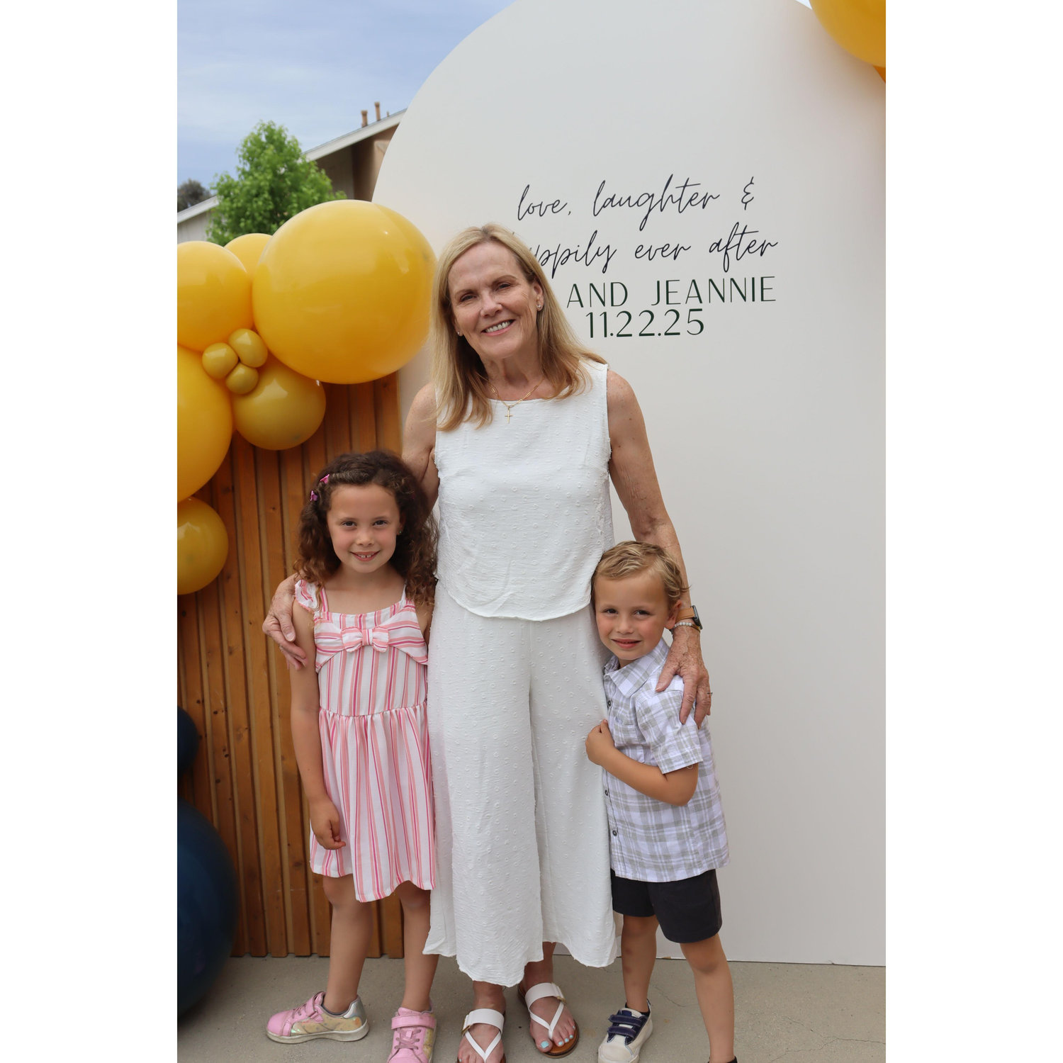 Engagement Party with grandkids