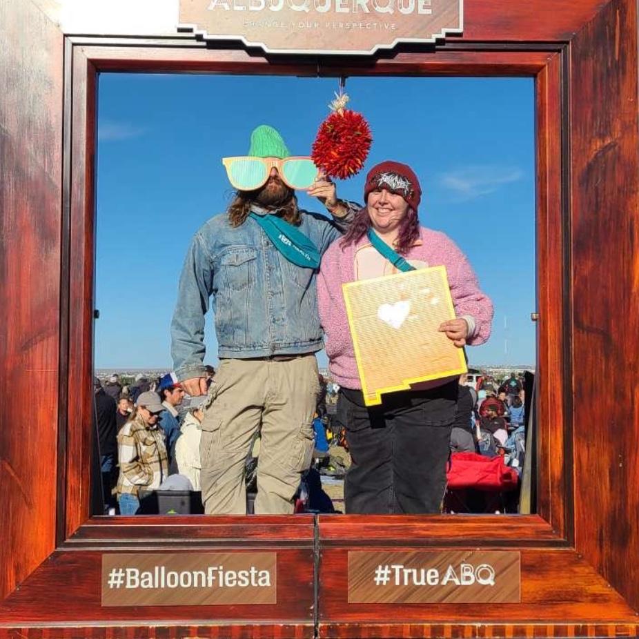 Trevs first time at the balloon fiesta