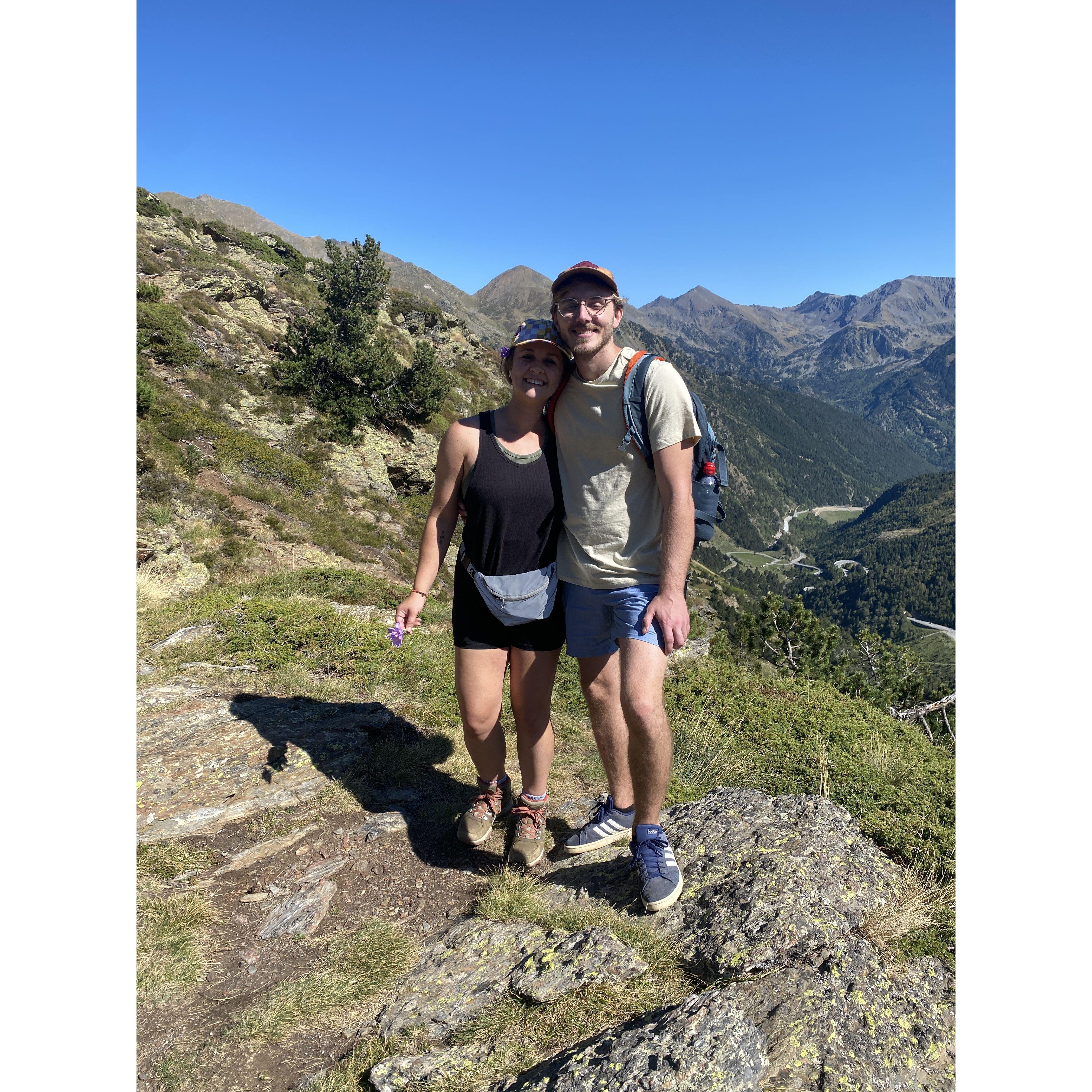 the Estanys de Tristaina loop obove Ordino in Andorra