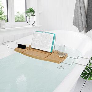 Bamboo Bathtub Caddy