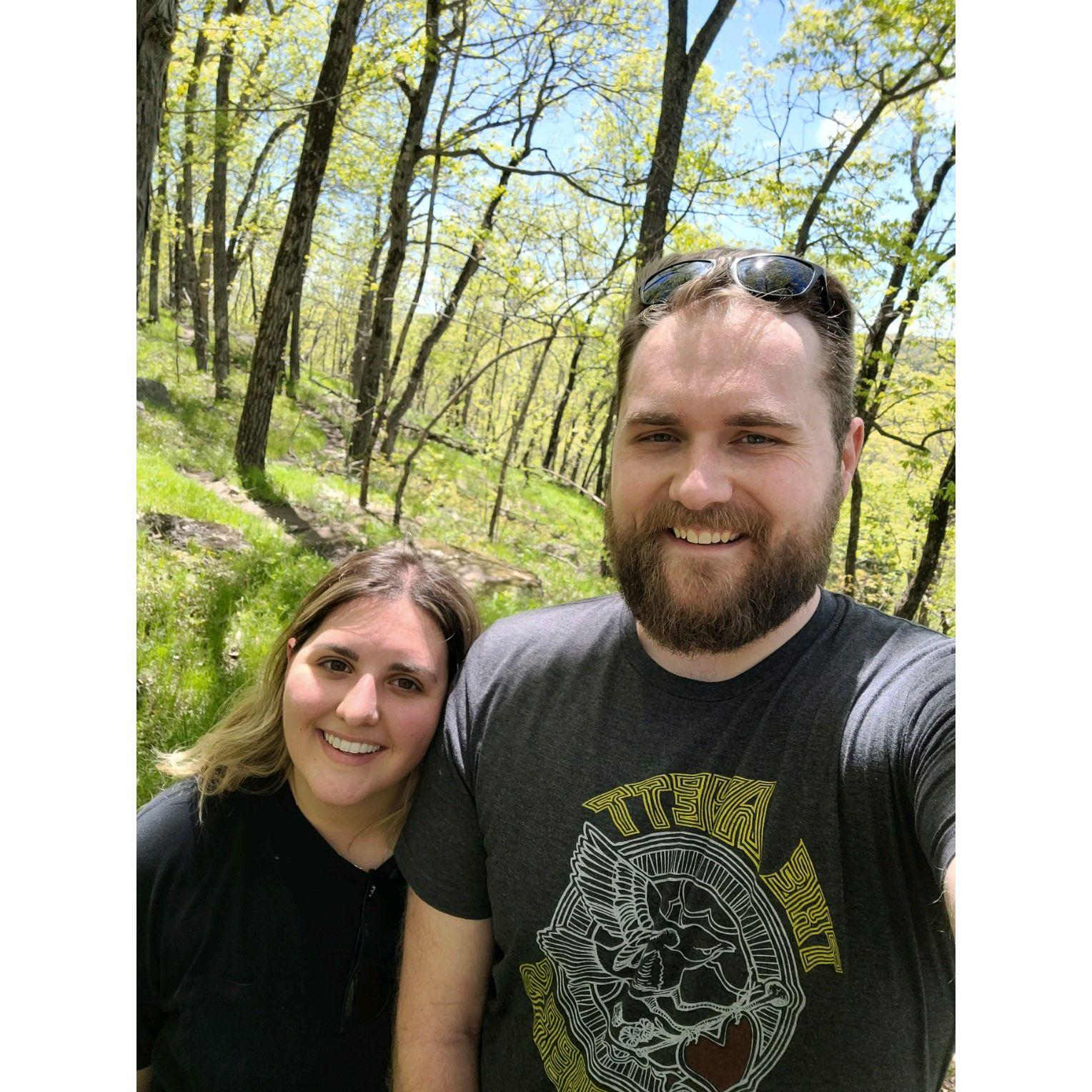 Hiking the Glen and Showing Devan Sparta