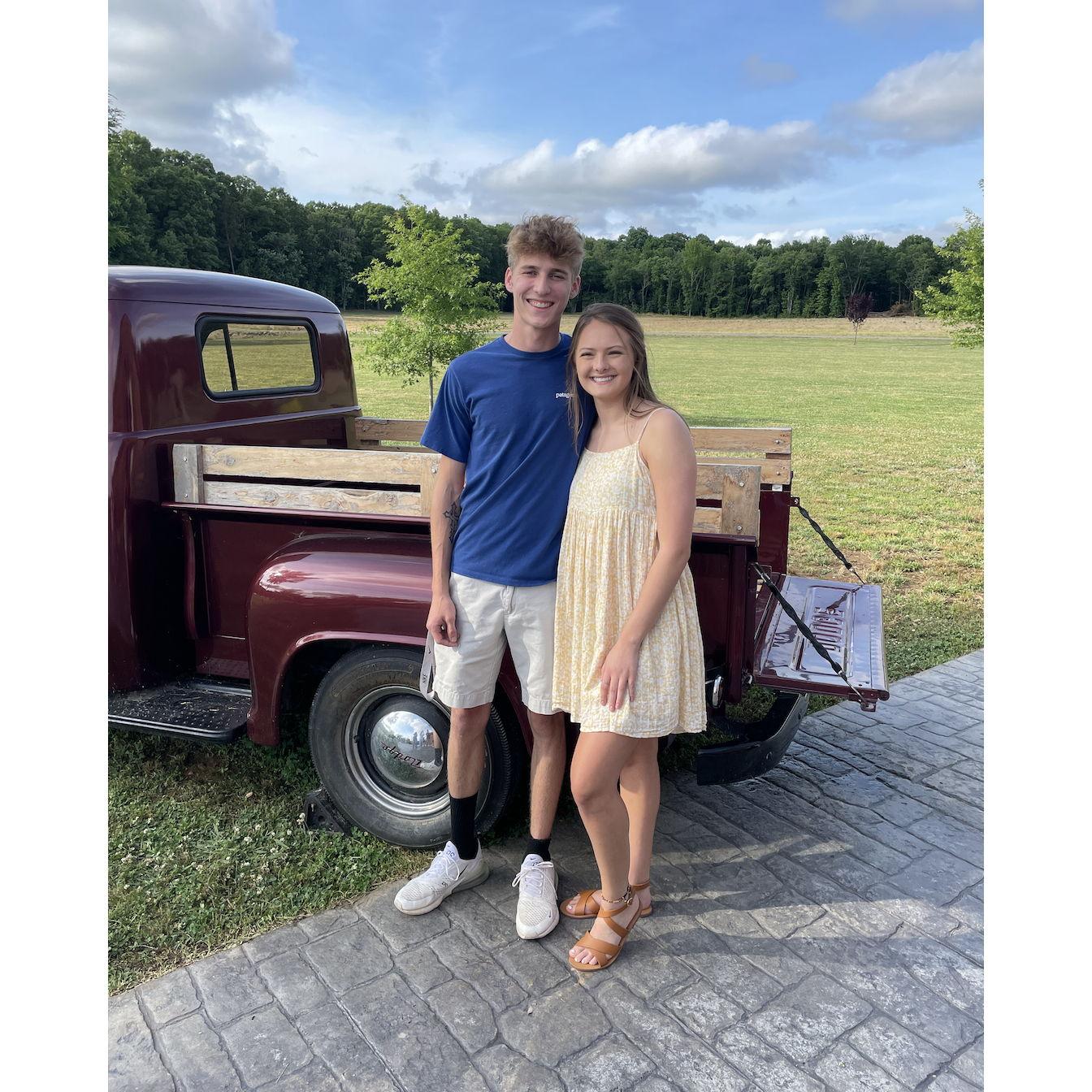 Celebrating high school graduation (Ajs mismatched socks lolll).