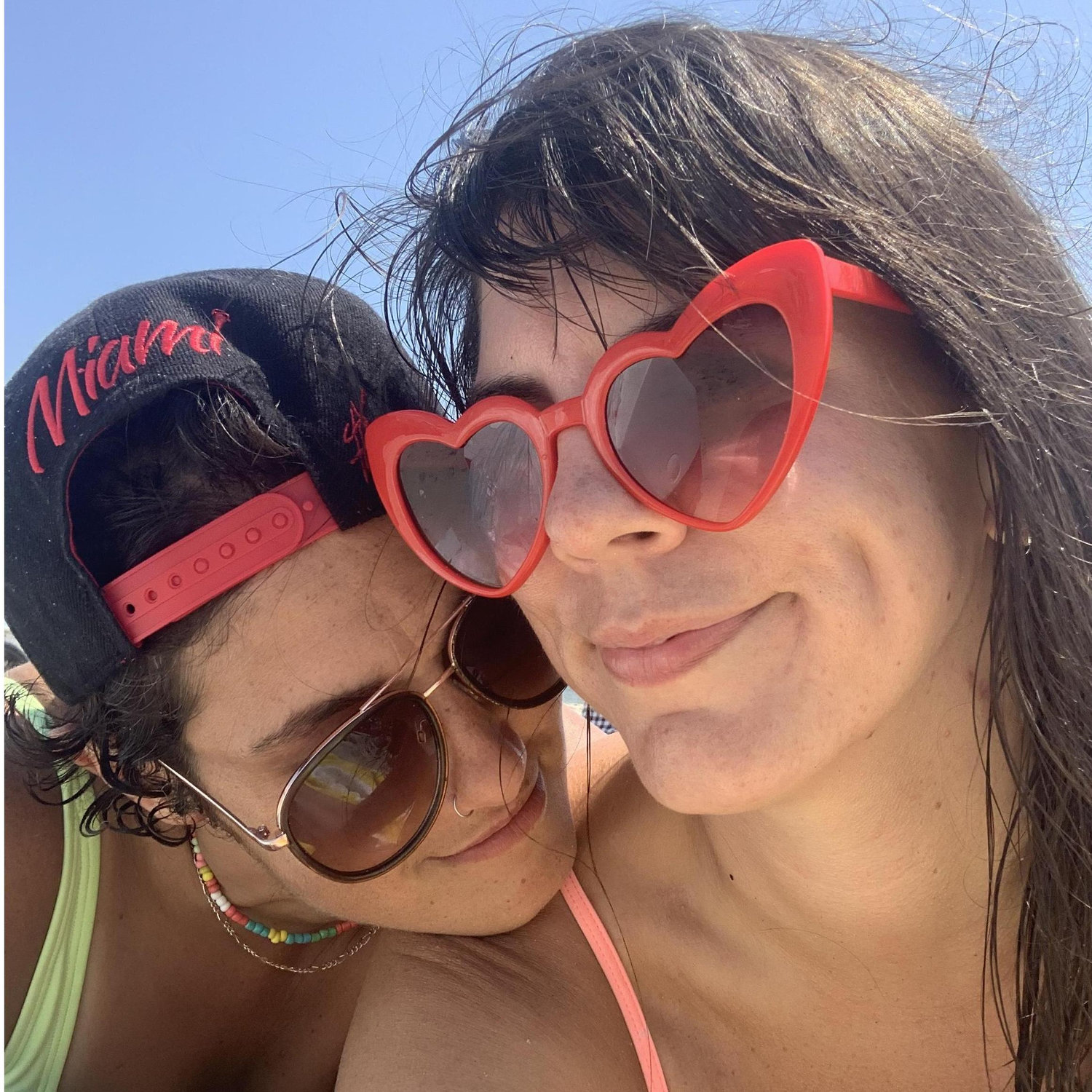 we both love the summer time and being out in the sun!