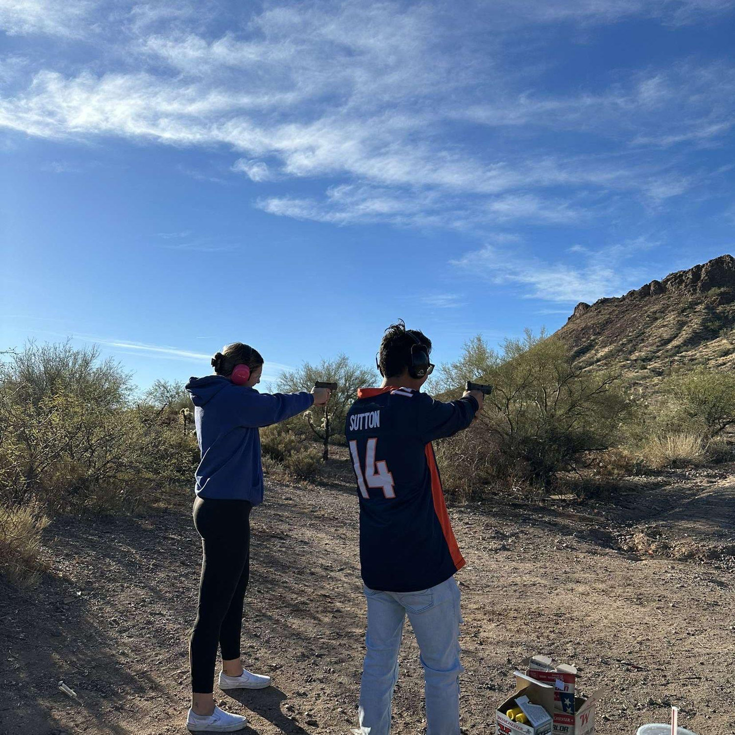Shooting together