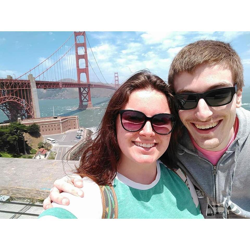 Connor's first time in San Francisco! One of our many adventures during his first time visiting me in California
