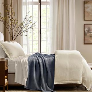 Organic Waffle Bed Blanket